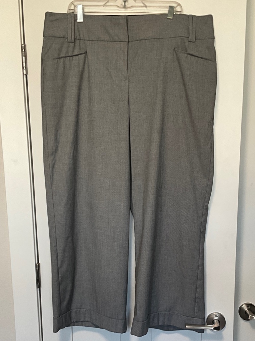 Lane Bryant The Allie Trousers in Black and Gray